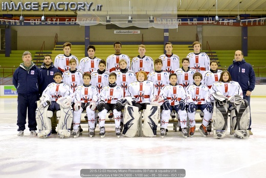 2015-12-03 Hockey Milano Rossoblu 09 Foto di squadra U14